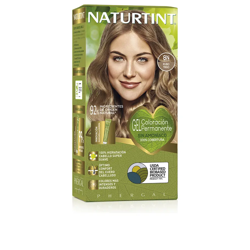 Краска для волос Naturtint Naturtint, цвет 8N rubio trigo, 170 мл.
Краска для волос Naturtint Naturtint, цвет 8N rubio trigo, 170 мл.
