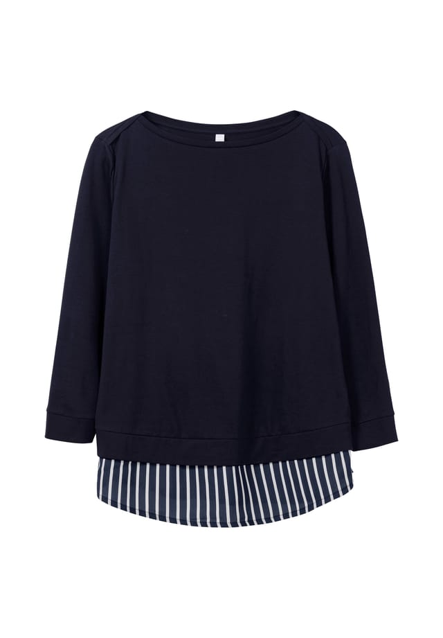 Рубашка с длинными рукавами и воротником из блузочной ткани Sheego, синий
Рубашка с длинными рукавами и воротником из блузочной ткани Sheego, синий