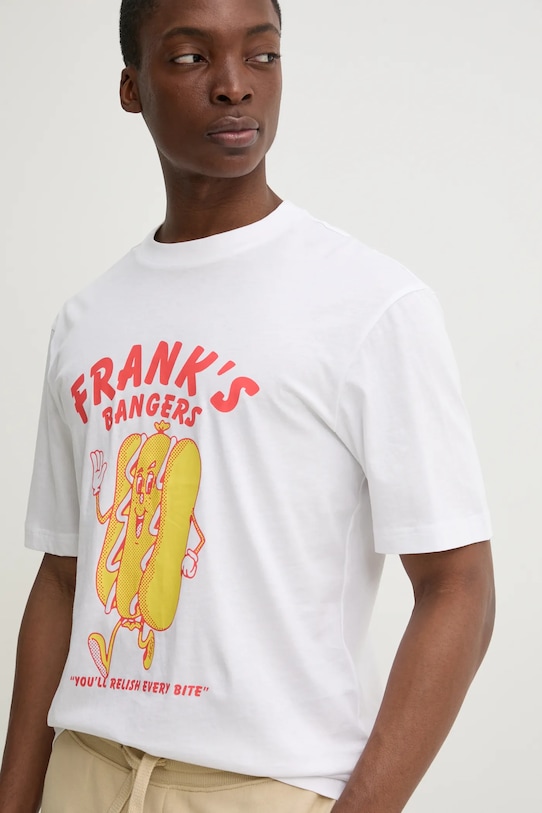 Хлопковая футболка Hugo Blue, белый 
Хлопковая футболка Hugo Blue, белый