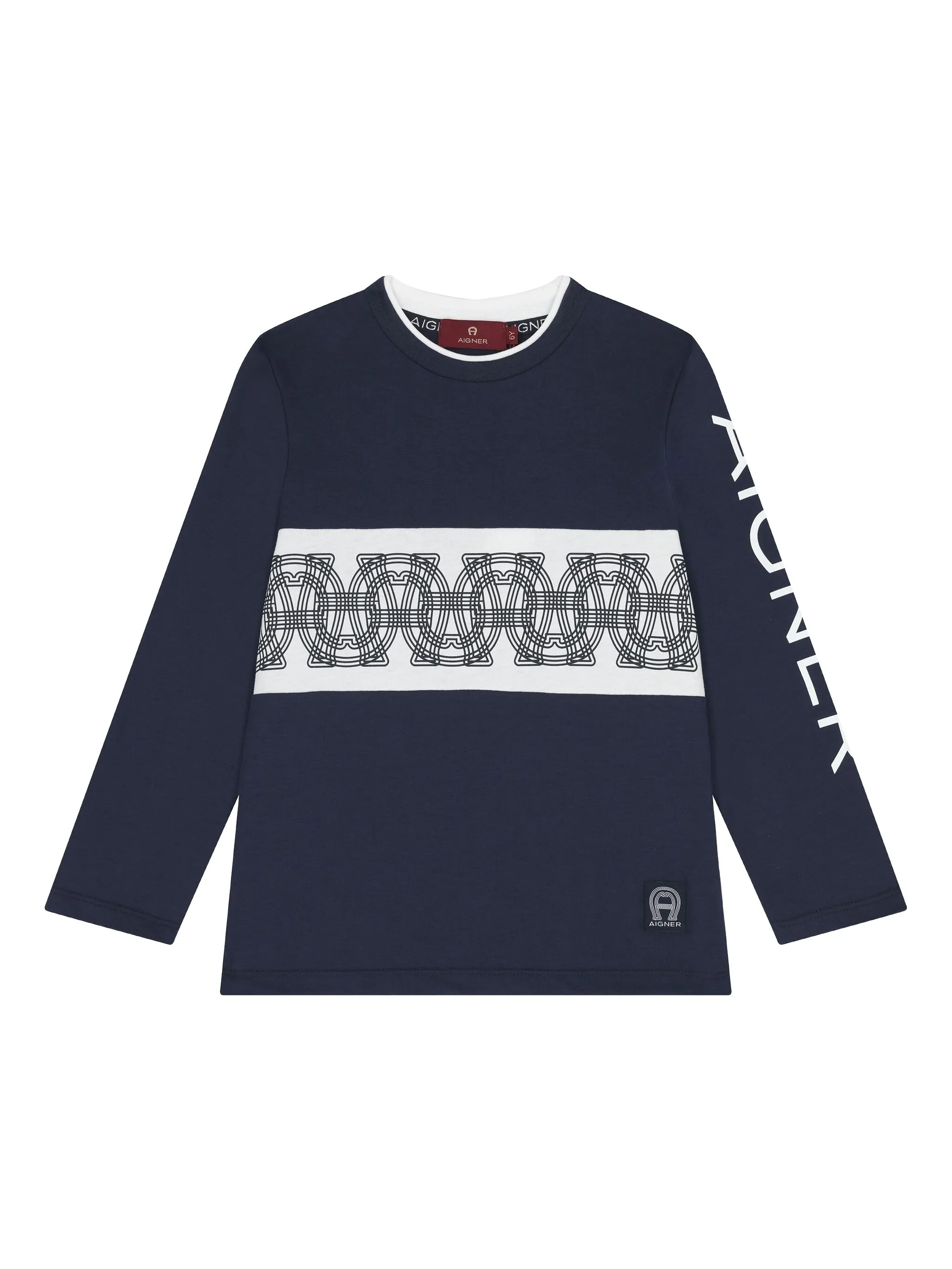 Лонгслив с логотипом Aigner Kids, синий
Лонгслив с логотипом Aigner Kids, синий