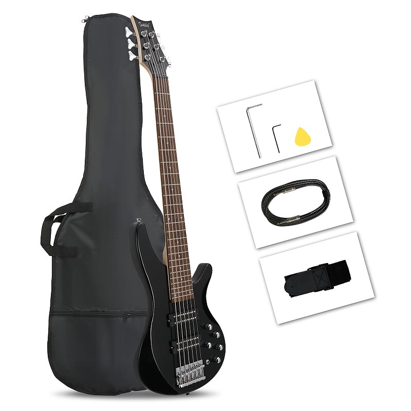 Басс гитара Glarry GIB Bass Guitar Full Size 6 String HH Pickup Black
Басс гитара Glarry GIB Bass Guitar Full Size 6 String HH Pickup Black