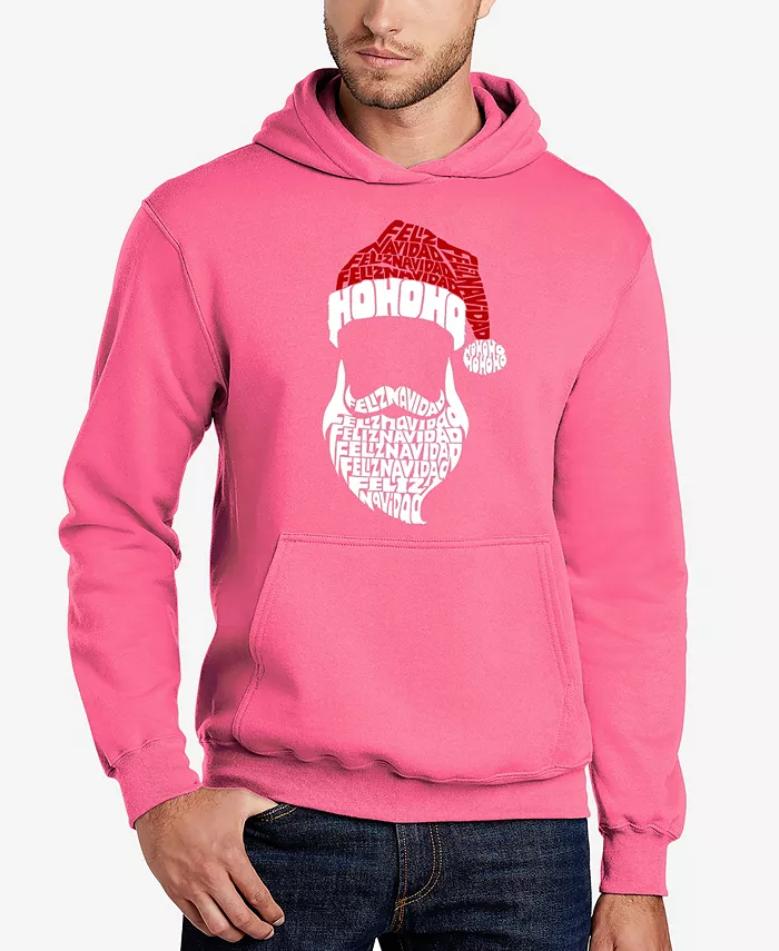 Мужская толстовка с капюшоном "Feliz Navidad Santa Claus Word Art" LA Pop Art, розовый
Мужская толстовка с капюшоном "Feliz Navidad Santa Claus Word Art" LA Pop Art, розовый