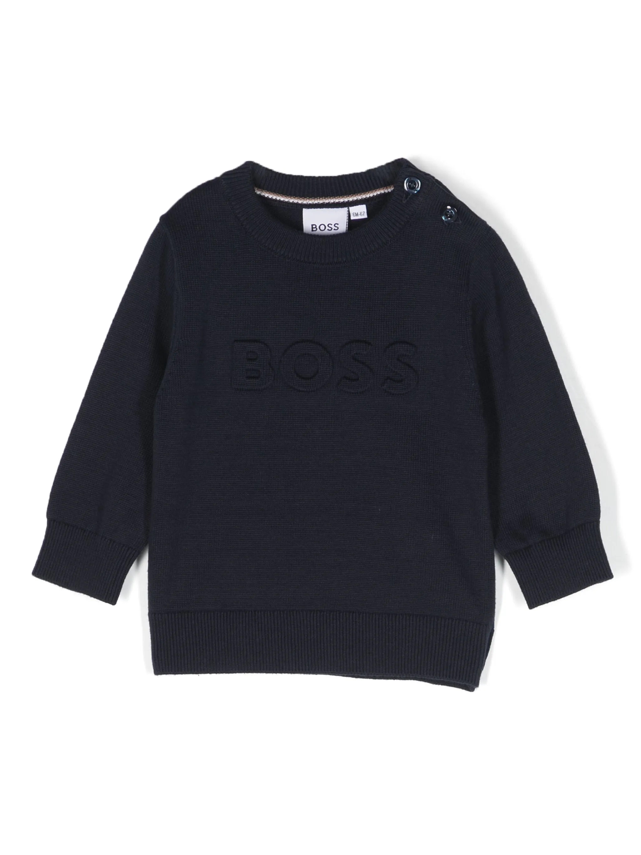 Джемпер с тисненым логотипом Boss Kidswear, синий
Джемпер с тисненым логотипом Boss Kidswear, синий