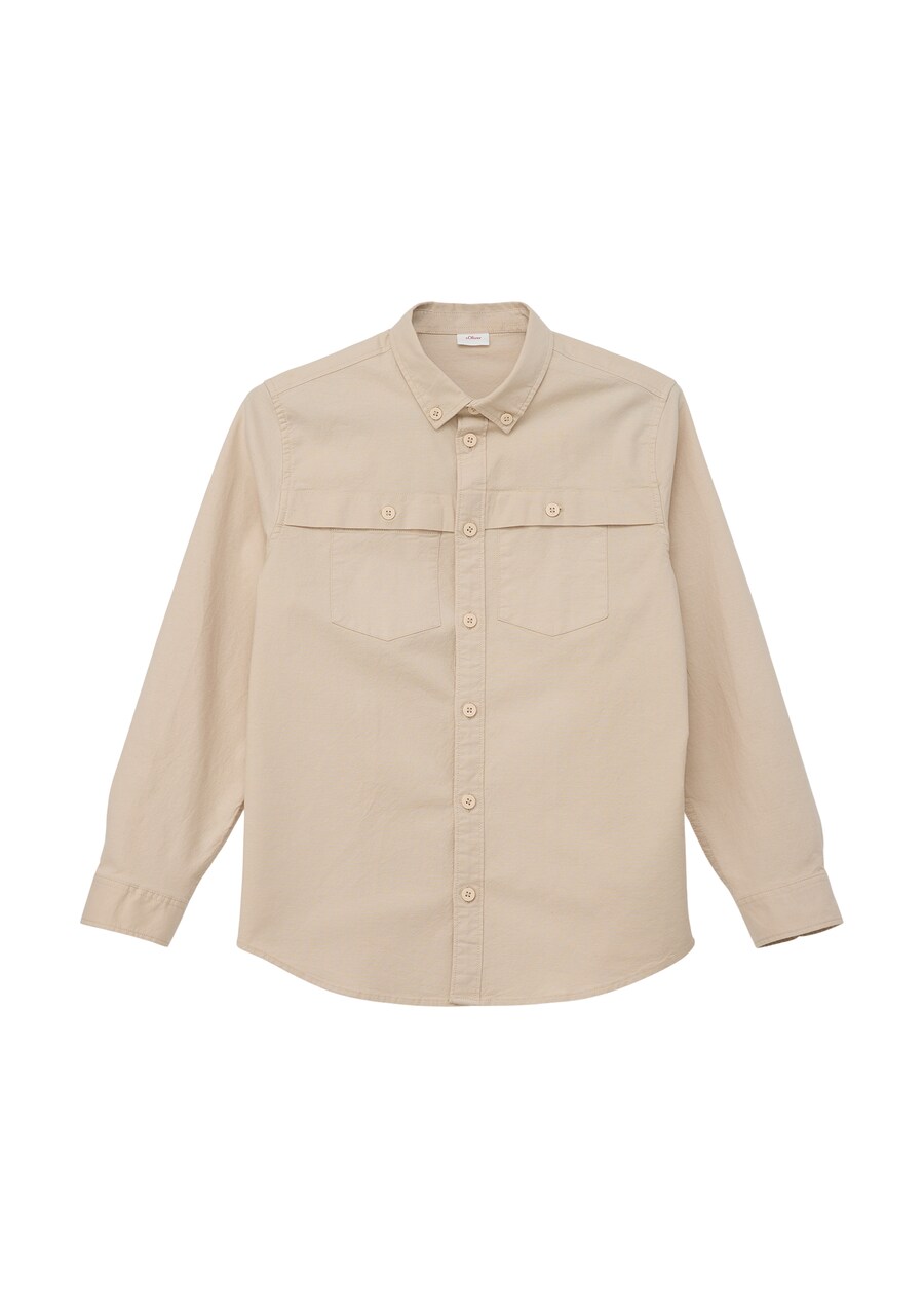 Рубашка на пуговицах классического кроя s.Oliver, бежевый
Рубашка на пуговицах классического кроя s.Oliver, бежевый