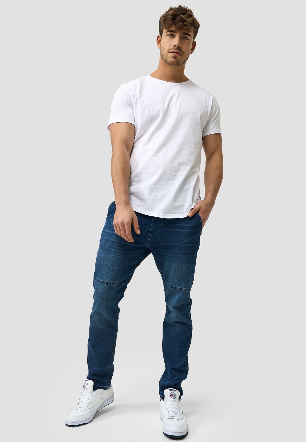 Джинсы Slim Fit Fabrizio INDICODE JEANS, белая полоскание
Джинсы Slim Fit Fabrizio INDICODE JEANS, белая полоскание