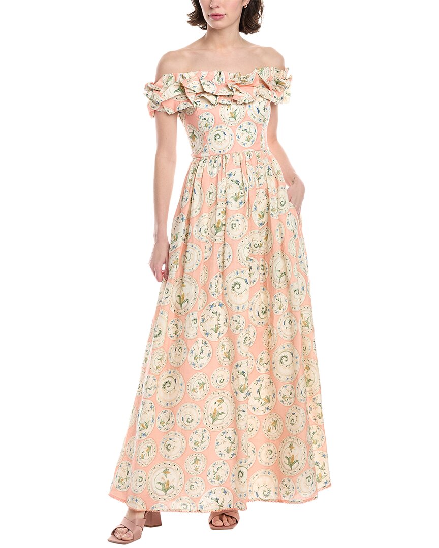 Agua by Agua Bendita Мужская посуда Льняное макси-платье, розовый
Agua by Agua Bendita Мужская посуда Льняное макси-платье, розовый