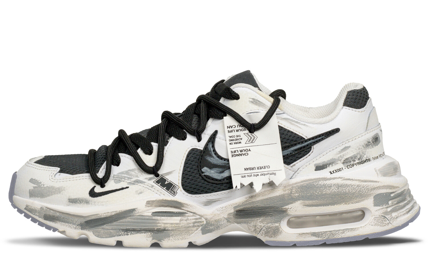 Кроссовки Air Max Fusion для бега унисекс с низким верхом черного/белого цвета Nike
Кроссовки Air Max Fusion для бега унисекс с низким верхом черного/белого цвета Nike