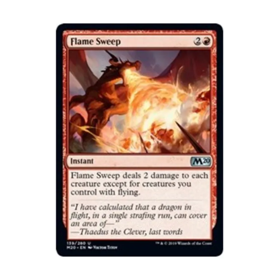 CCG Пламенный взмах (U), MTG - Core Set 2020
CCG Пламенный взмах (U), MTG - Core Set 2020