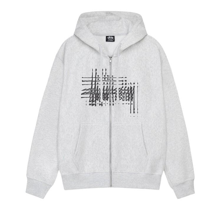 Худи Stussy Refracted Zip Hoodie, цвет Ash Heather
Худи Stussy Refracted Zip Hoodie, цвет Ash Heather