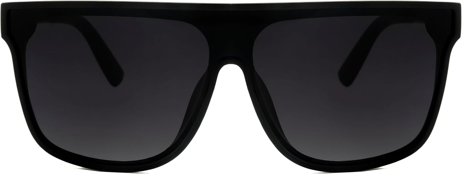 Поляризованные солнцезащитные очки NYS Collection — плоская форма, одна линза, 100% защита от УФ-излучения, легкие, подходят для мужчин и женщин, Black Frame-smoke Lens
Поляризованные солнцезащитные очки NYS Collection — плоская форма, одна линза, 100% защита от УФ-излучения, легкие, подходят для мужчин и женщин, Black Frame-smoke Lens