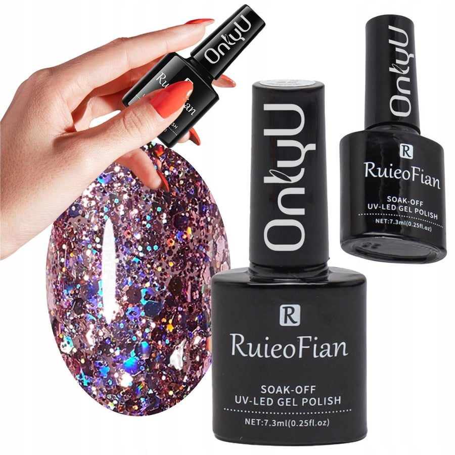 ГИБРИДНЫЙ ЛАК ДЛЯ НОГТЕЙ С ФИОЛЕТОВЫМИ БЛЕСТКАМИ И ГЛЯНЦЕВЫМ УФ-ЛАКОМ/L106, 7,3 мл OnlyU
ГИБРИДНЫЙ ЛАК ДЛЯ НОГТЕЙ С ФИОЛЕТОВЫМИ БЛЕСТКАМИ И ГЛЯНЦЕВЫМ УФ-ЛАКОМ/L106, 7,3 мл OnlyU