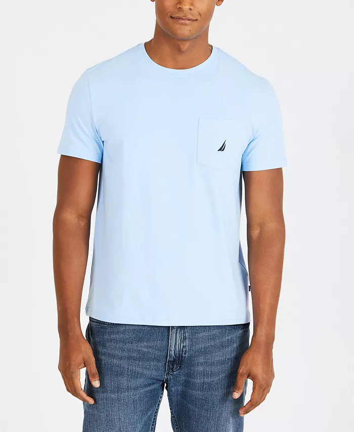 Мужская классическая футболка с круглым вырезом и карманом Nautica, синий
Мужская классическая футболка с круглым вырезом и карманом Nautica, синий