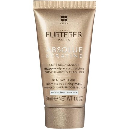 René Furterer Absolue Kératine Ultimate Repairing Mask для поврежденных и чрезмерно обработанных волос 30 мл — для тонких и средних волос Rene Furterer
René Furterer Absolue Kératine Ultimate Repairing Mask для поврежденных и чрезмерно обработанных волос 30 мл — для тонких и средних волос Rene Furterer