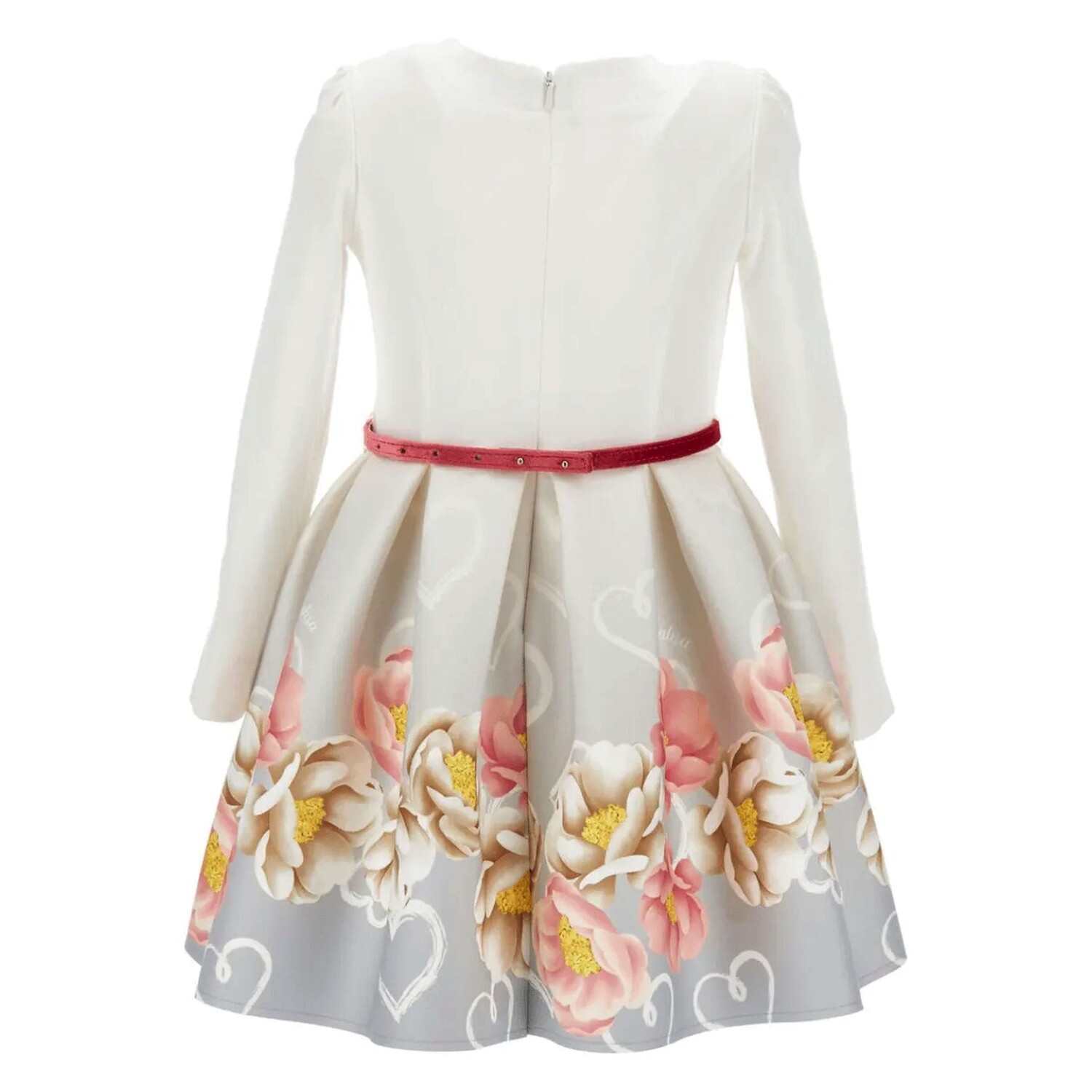 Белое платье с цветочным принтом Monnalisa, белый
Белое платье с цветочным принтом Monnalisa, белый