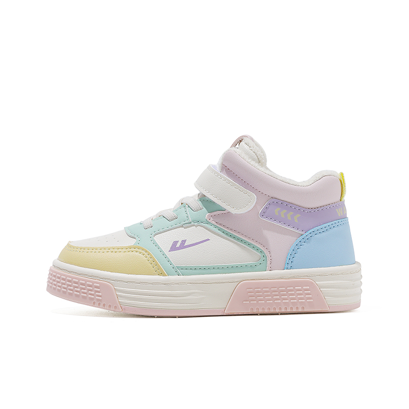 Нескользящие, износостойкие, дышащие детские кроссовки для скейтбординга средней высоты WARRIOR, бежевый/розовый/желтый
Нескользящие, износостойкие, дышащие детские кроссовки для скейтбординга средней высоты WARRIOR, бежевый/розовый/желтый