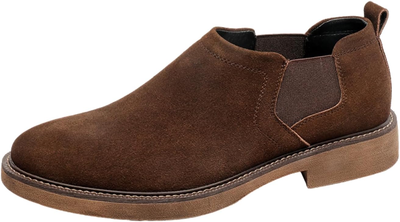 Мужские ботинки Santimon на щиколотку из замши, стиль Челси, для вечернего выхода, свадьбы, делового костюма или ковбойского стиля Чакка, коричневый
Мужские ботинки Santimon на щиколотку из замши, стиль Челси, для вечернего выхода, свадьбы, делового костюма или ковбойского стиля Чакка, коричневый