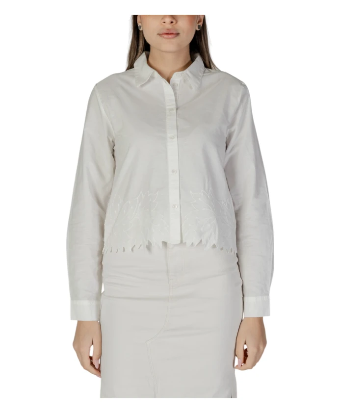 Белая хлопковая рубашка на пуговицах Jacqueline De Yong, белый
Белая хлопковая рубашка на пуговицах Jacqueline De Yong, белый