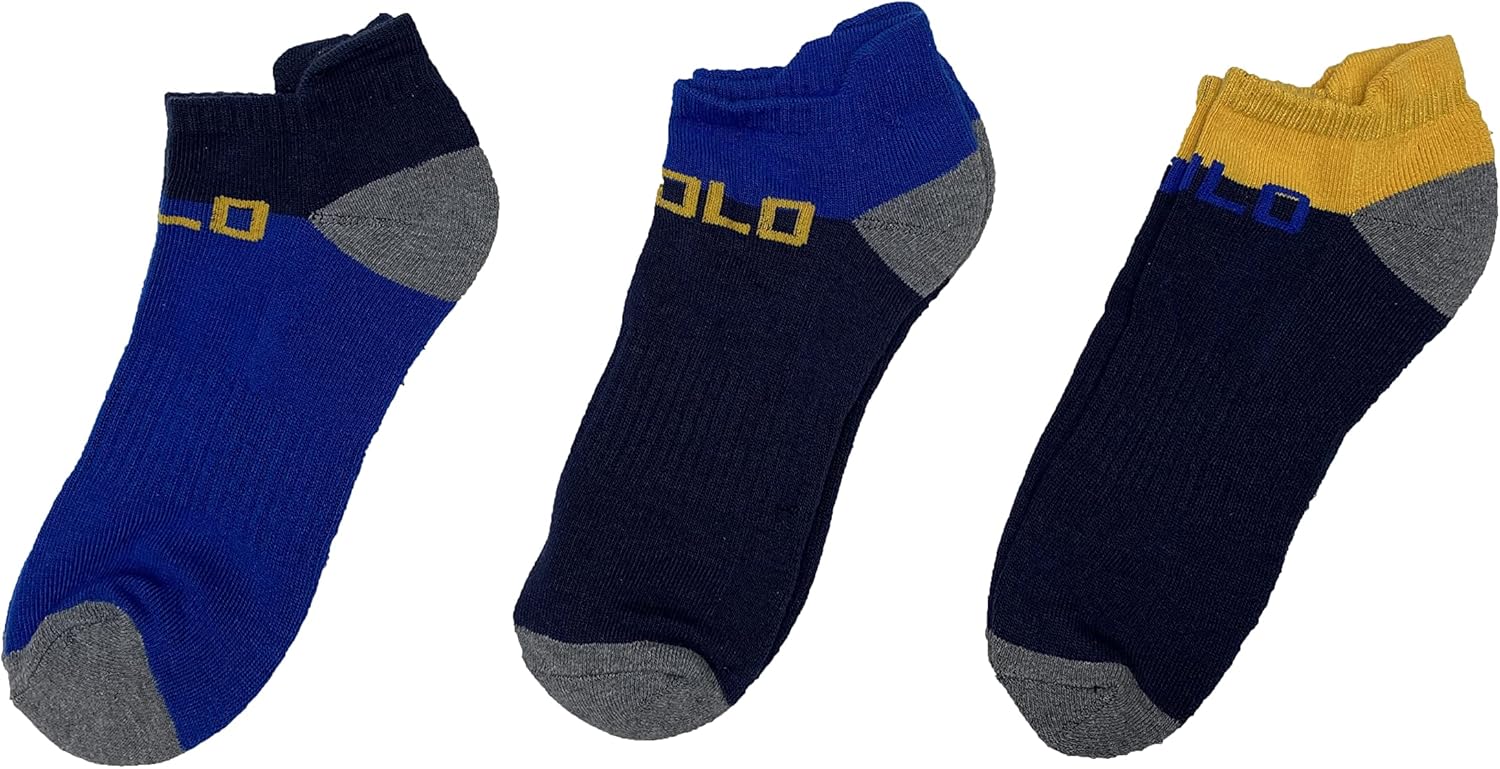 Polo Ralph Lauren мужские низкие носки с амортизацией, 3 пары, Blue(Zp827429Pkn)/Yellow
Polo Ralph Lauren мужские низкие носки с амортизацией, 3 пары, Blue(Zp827429Pkn)/Yellow