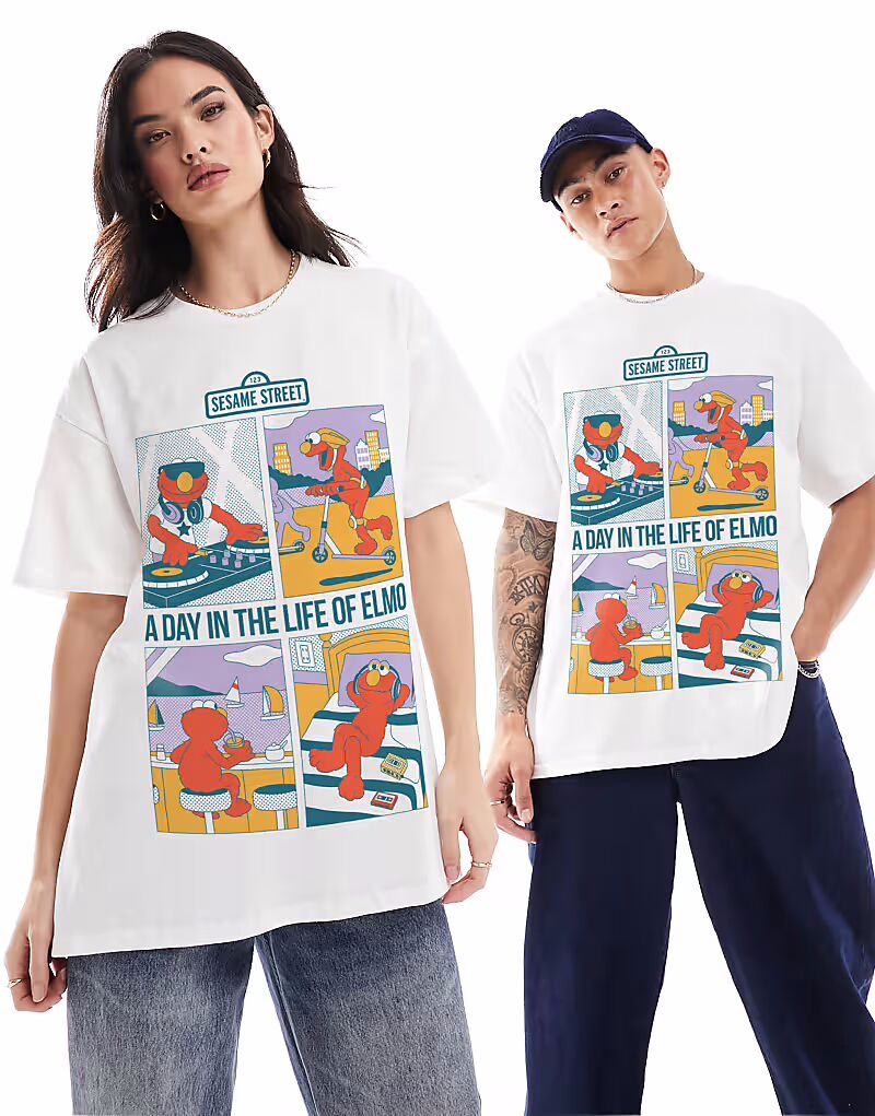 Футболка Elmo Day in the Life белого цвета Prnt
Футболка Elmo Day in the Life белого цвета Prnt