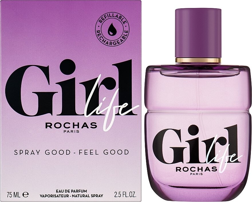Rochas, Girl Life парфюмированная вода 75мл
Rochas, Girl Life парфюмированная вода 75мл