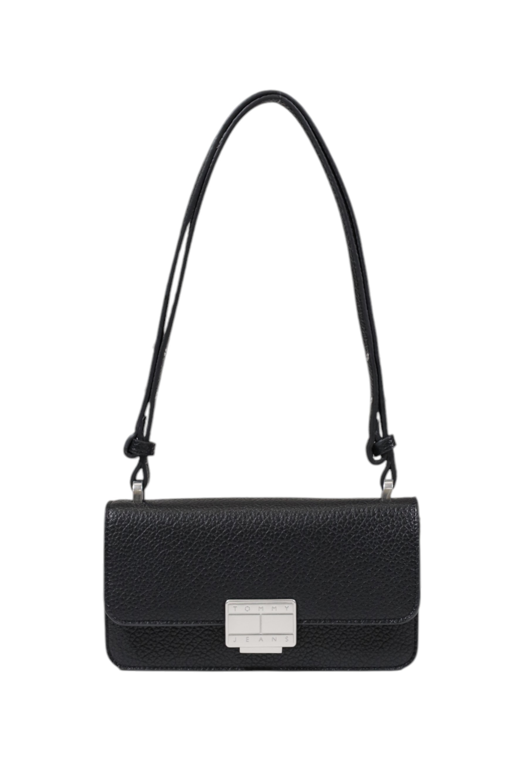 Сумка Tommy Hilfiger Jeans багет, черный 
Сумка Tommy Hilfiger Jeans багет, черный