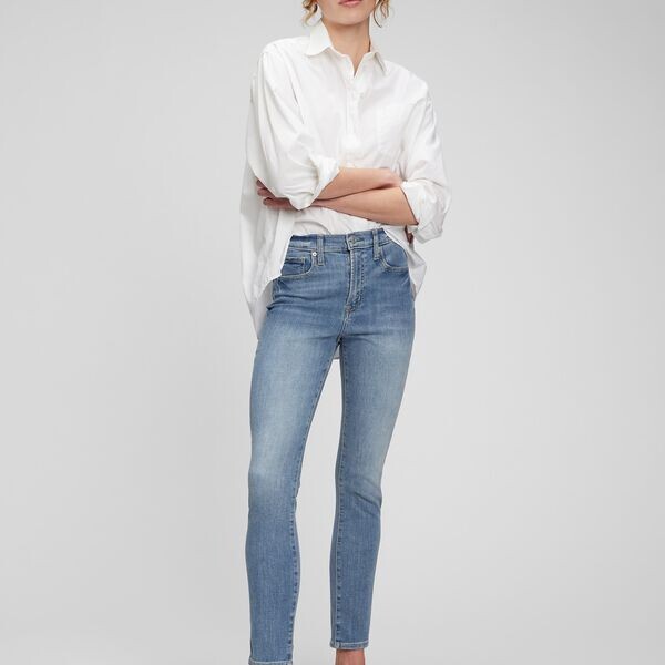 Выцветшие обтягивающие джинсы-стрейч Gap, синий
Выцветшие обтягивающие джинсы-стрейч Gap, синий