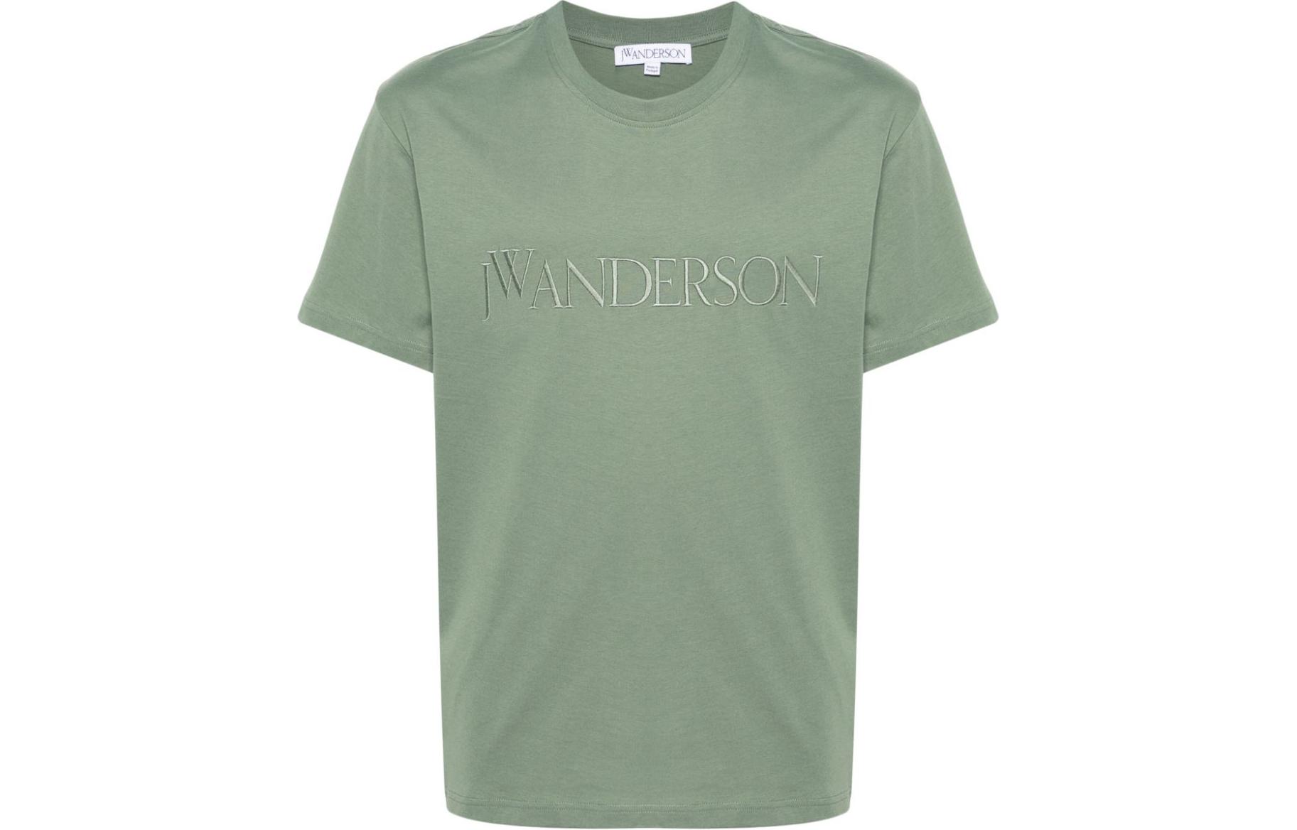 Футболка с вышитым логотипом JW Anderson, зеленый
Футболка с вышитым логотипом JW Anderson, зеленый