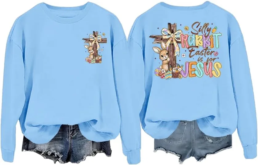 Толстовка Silly Rabbit Easter Is For Jesus waqulks
Толстовка Silly Rabbit Easter Is For Jesus waqulks