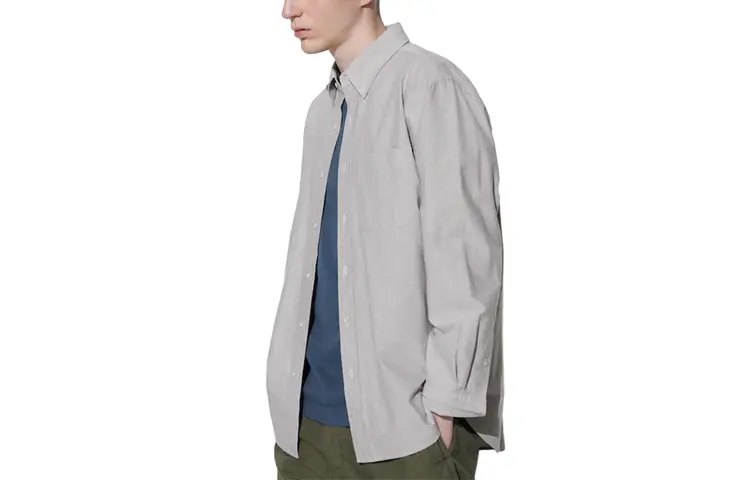 Рубашка мужская свинцово-серая Uniqlo, серый
Рубашка мужская свинцово-серая Uniqlo, серый