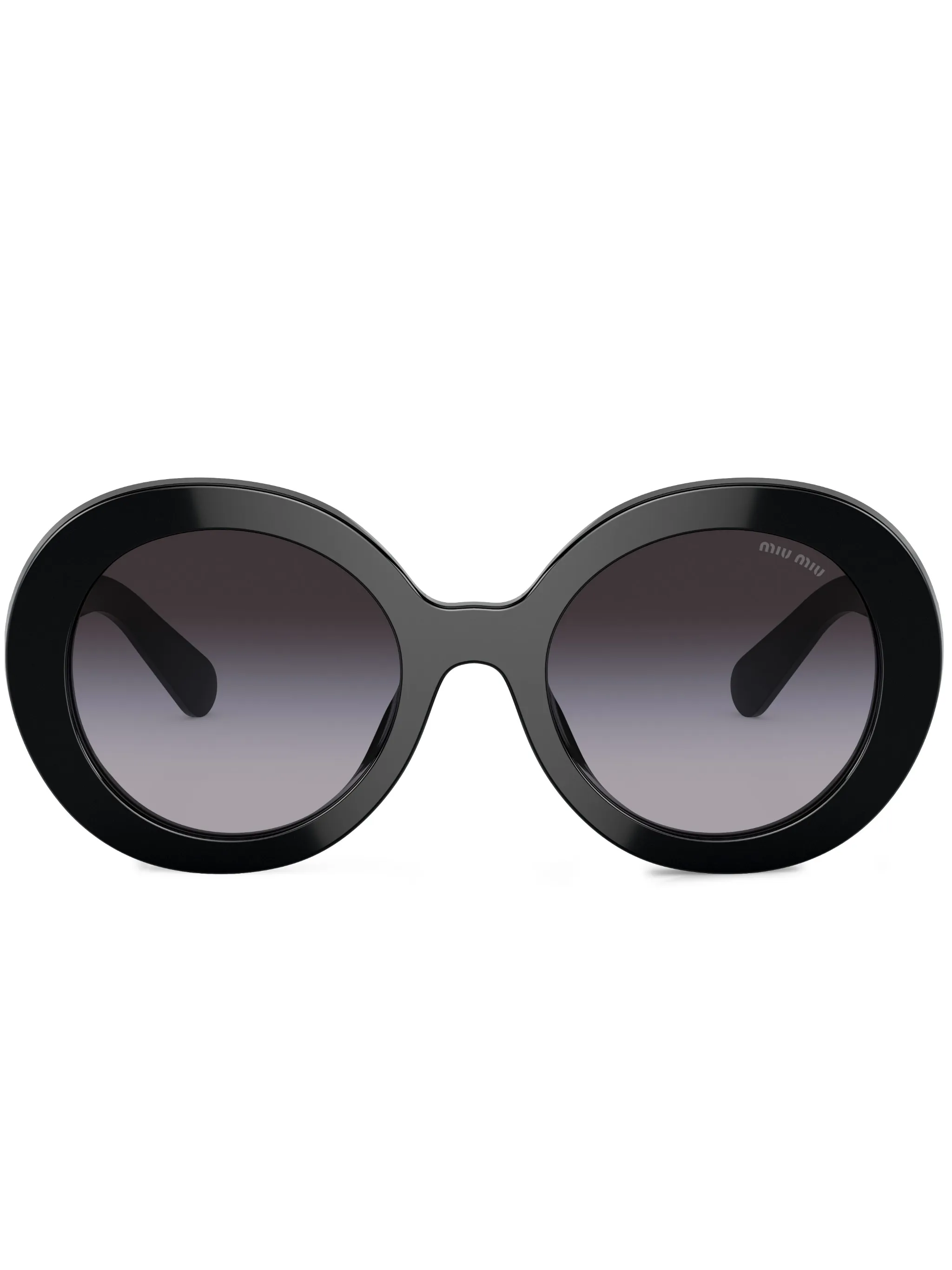 Массивные солнцезащитные очки в круглой оправе Miu Miu Eyewear, черный
Массивные солнцезащитные очки в круглой оправе Miu Miu Eyewear, черный