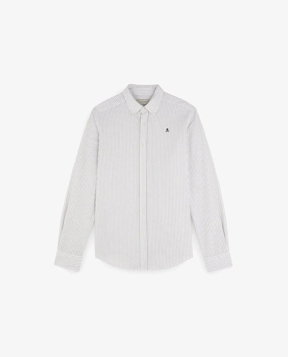 Мужская рубашка классического кроя в полоску Scalpers, белый
Мужская рубашка классического кроя в полоску Scalpers, белый