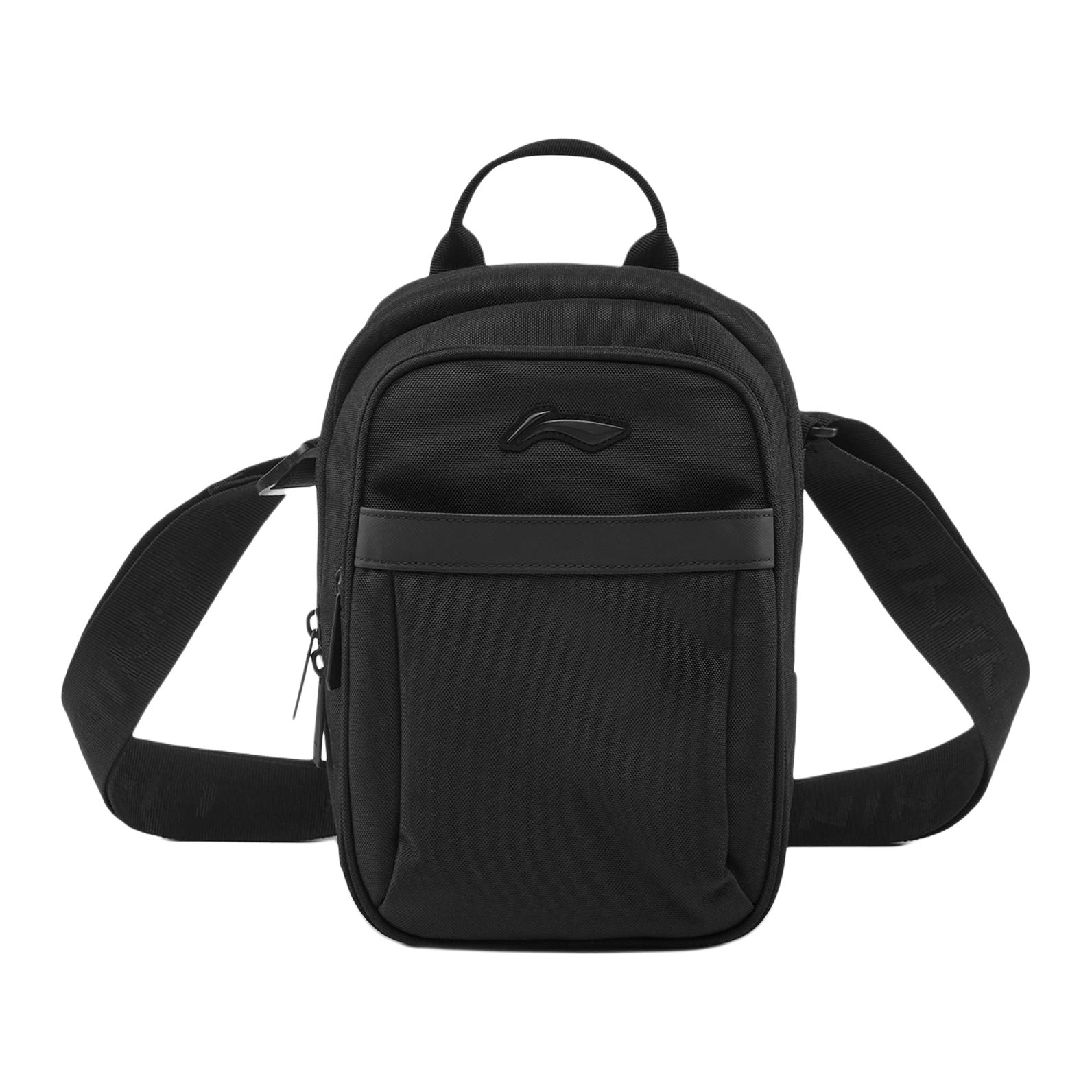 LINING Спортивная сумка через плечо из полиэстера унисекс черная, Black 
LINING Спортивная сумка через плечо из полиэстера унисекс черная, Black