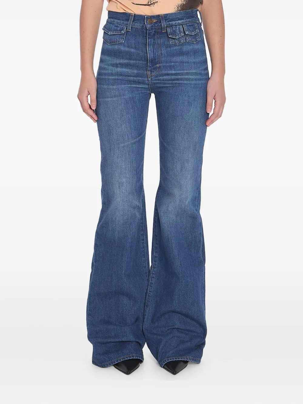 Расклешенные джинсы CHLOÉ, синий
Расклешенные джинсы CHLOÉ, синий