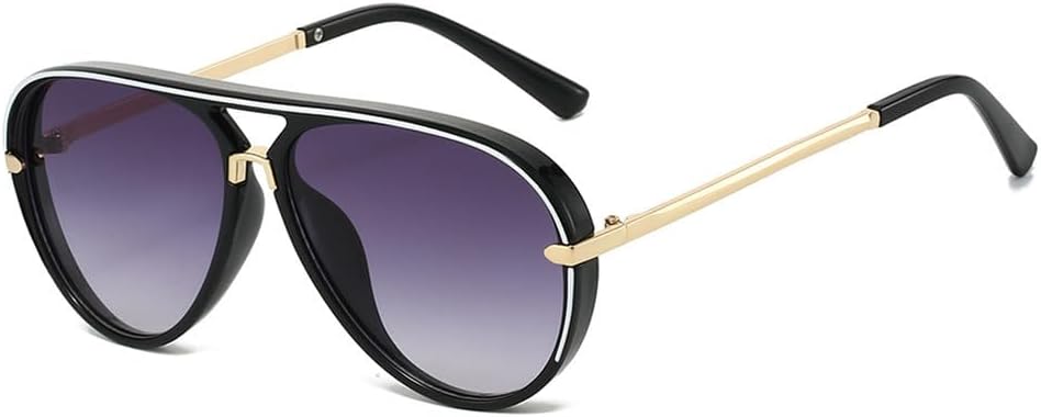 Солнцезащитные очки UV400 с двойной перемычкой, увеличенного размера, градиентной расцветкой в стиле панк, подходят для женщин и мужчин, для бега и занятий спортом на открытом воздухе UYPTK, Black Gray
Солнцезащитные очки UV400 с двойной перемычкой, увеличенного размера, градиентной расцветкой в стиле панк, подходят для женщин и мужчин, для бега и занятий спортом на открытом воздухе UYPTK, Black Gray