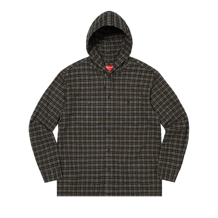 Рубашка Supreme Mini Plaid Hooded Shirt, Black
Рубашка Supreme Mini Plaid Hooded Shirt, Black