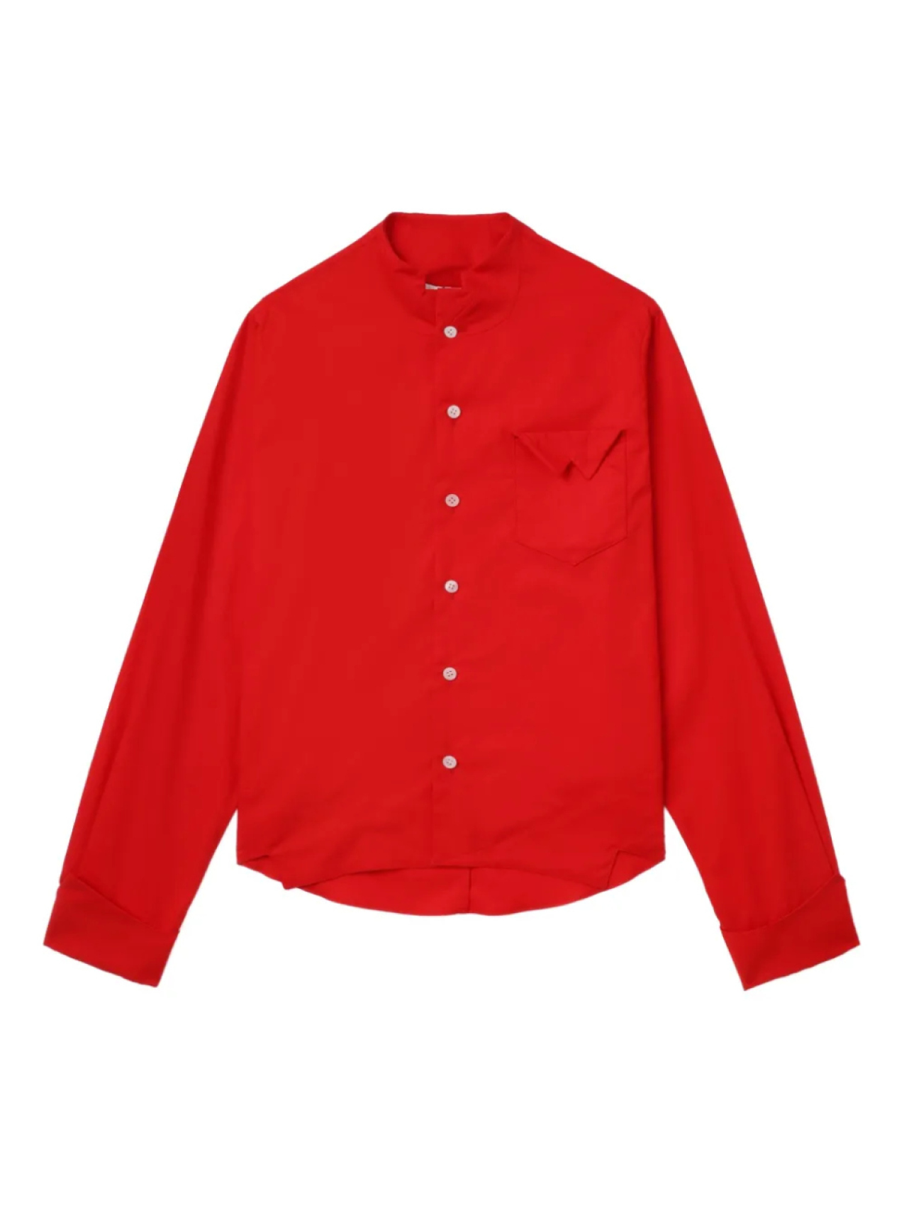 Рубашка с высоким воротом и нагрудным карманом Noir Kei Ninomiya, красный
Рубашка с высоким воротом и нагрудным карманом Noir Kei Ninomiya, красный