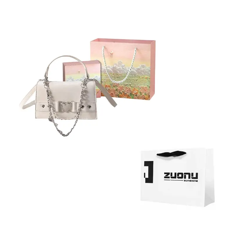 ZUONU Цепная сумка через плечо, White Box
ZUONU Цепная сумка через плечо, White Box