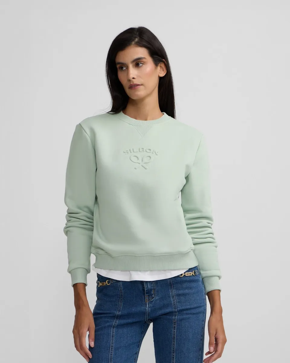 Классическая женская толстовка Silbon, светло-зеленый
Классическая женская толстовка Silbon, светло-зеленый