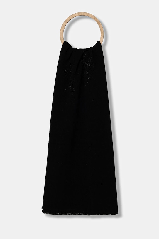 Шарф с шерстью Boss, черный
Шарф с шерстью Boss, черный