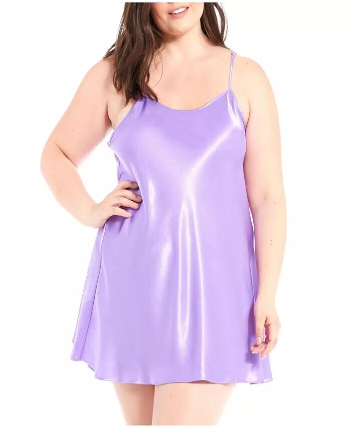 Женская ультрамягкая атласная сорочка с регулируемыми бретелями iCollection, фиолетовый
Женская ультрамягкая атласная сорочка с регулируемыми бретелями iCollection, фиолетовый