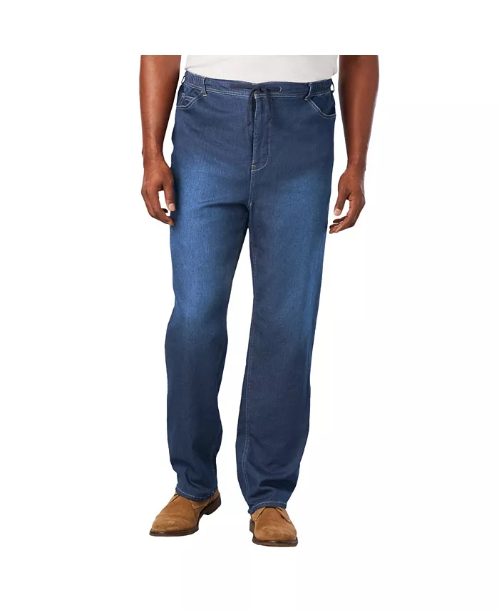 Брюки спортивные Big & Tall с пятью карманами, свободного кроя, в стиле деним KingSize, синий
Брюки спортивные Big & Tall с пятью карманами, свободного кроя, в стиле деним KingSize, синий