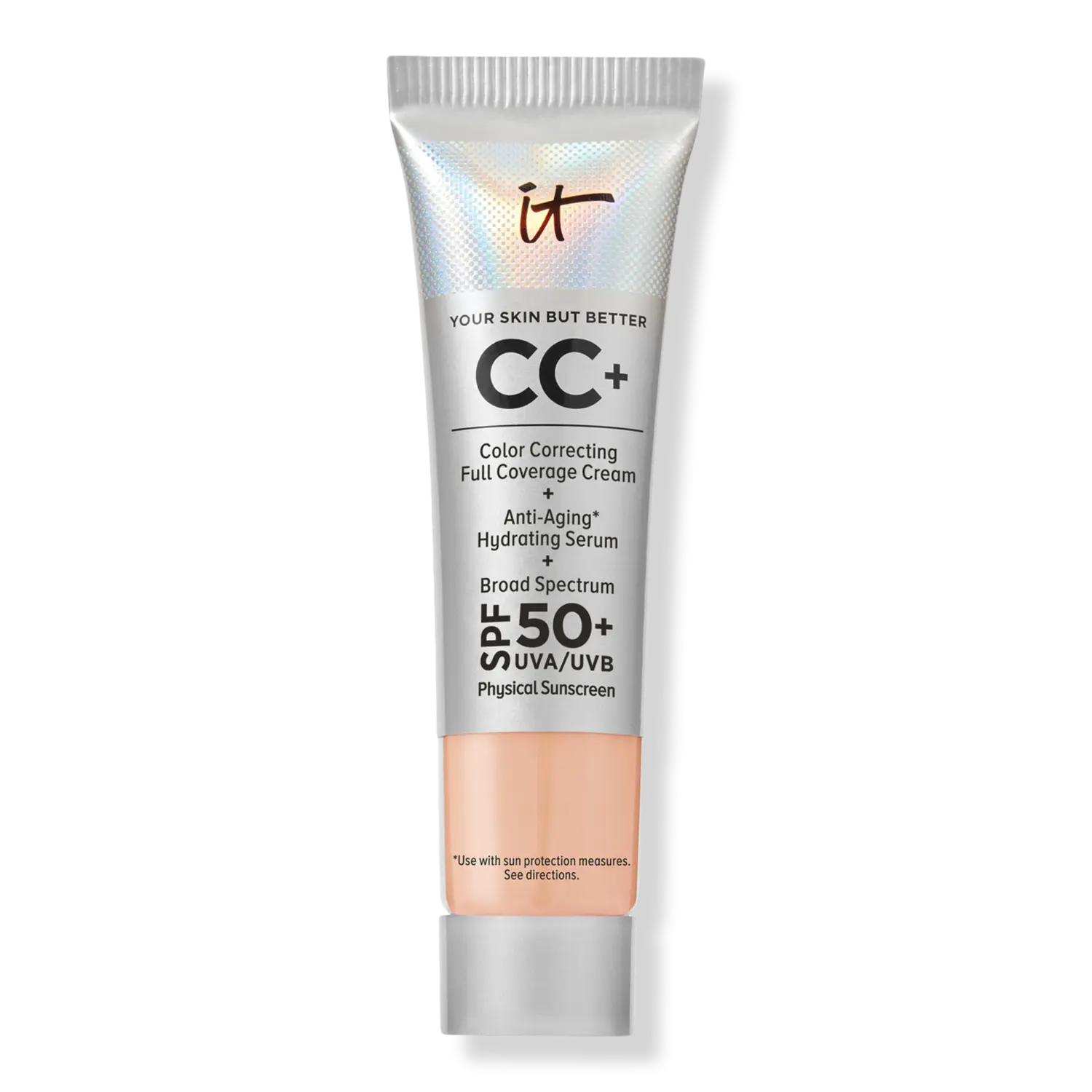 Мини-CC+ крем с SPF 50+ IT Cosmetics, Light Cool (light with pink undertones)
Мини-CC+ крем с SPF 50+ IT Cosmetics, Light Cool (light with pink undertones)