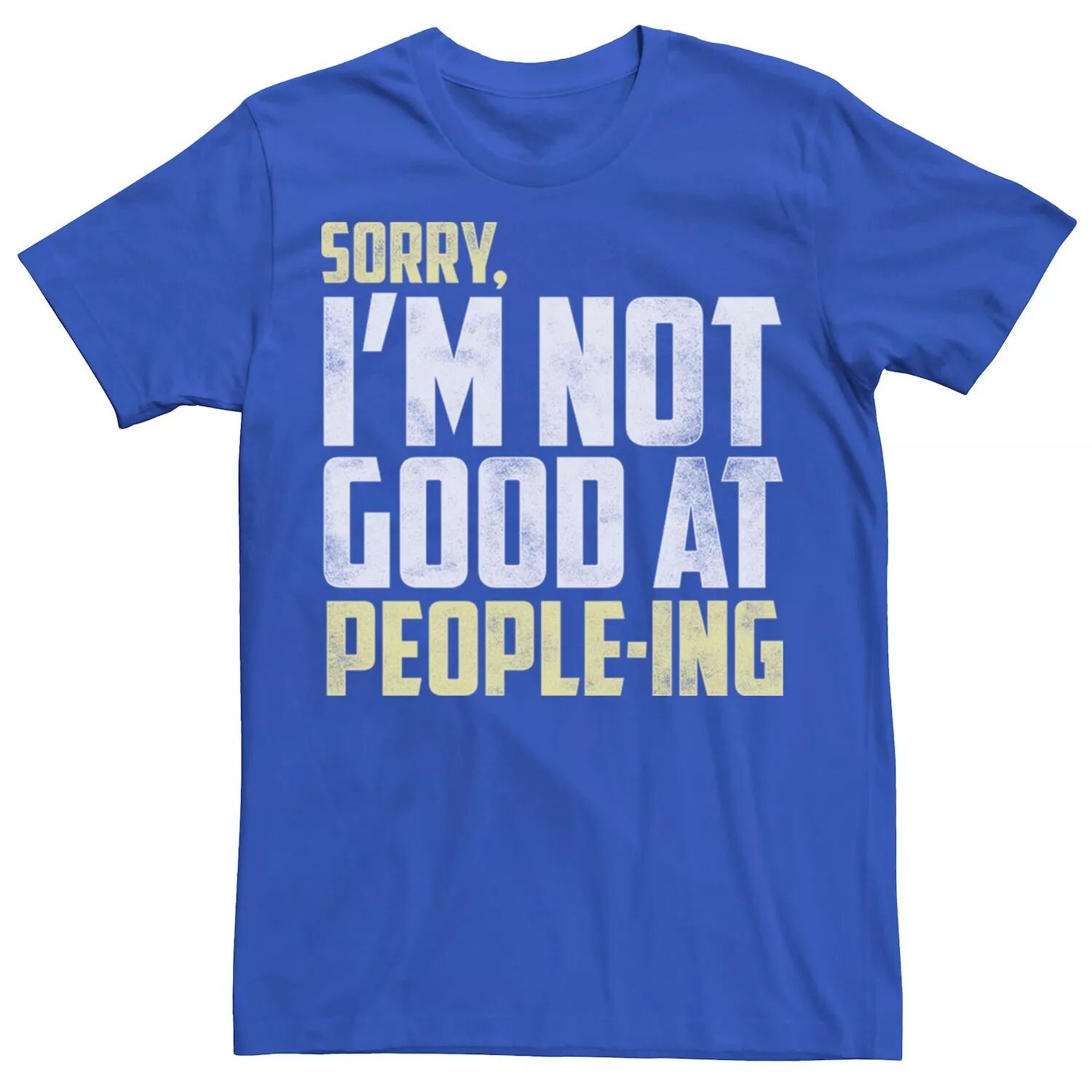 Мужская футболка «Извини, я не очень хорошо разбираюсь в людях» Licensed Character
Мужская футболка «Извини, я не очень хорошо разбираюсь в людях» Licensed Character