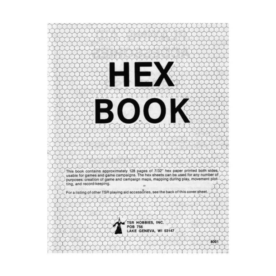 Hex Pad/Book (3rd Printing), Advanced Dungeons & Dragons (1st Edition) - Core Books, Box Sets & Miscellaneous, мягкая обложка
Hex Pad/Book (3rd Printing), Advanced Dungeons & Dragons (1st Edition) - Core Books, Box Sets & Miscellaneous, мягкая обложка