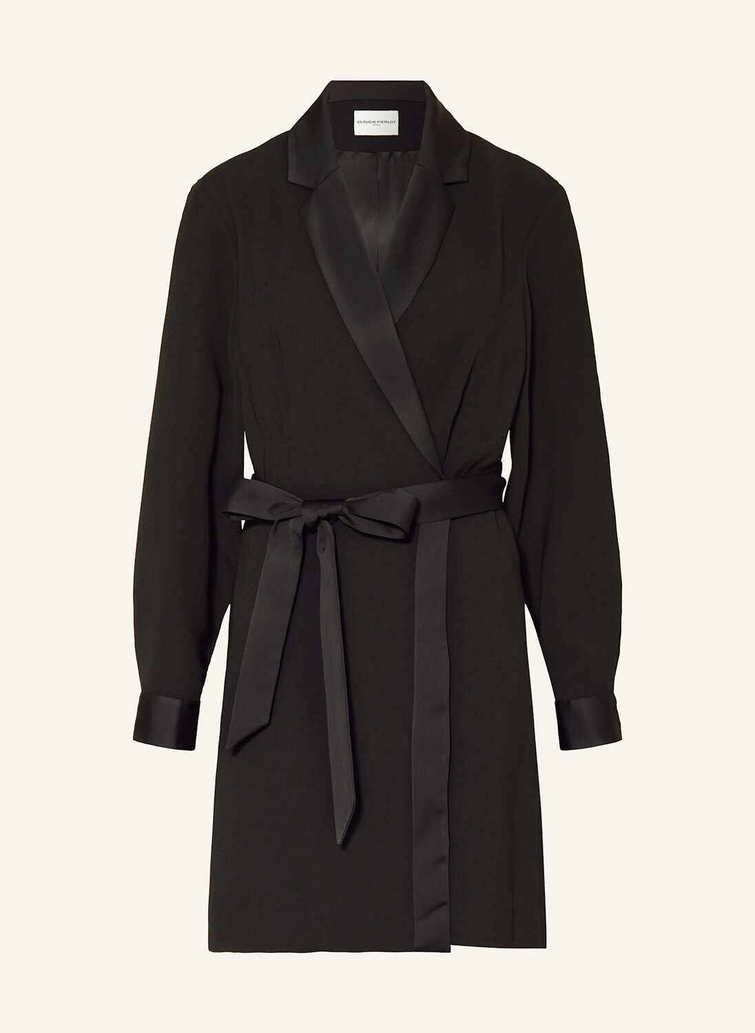 Платье с запахом Claudie Pierlot, черный 
Платье с запахом Claudie Pierlot, черный