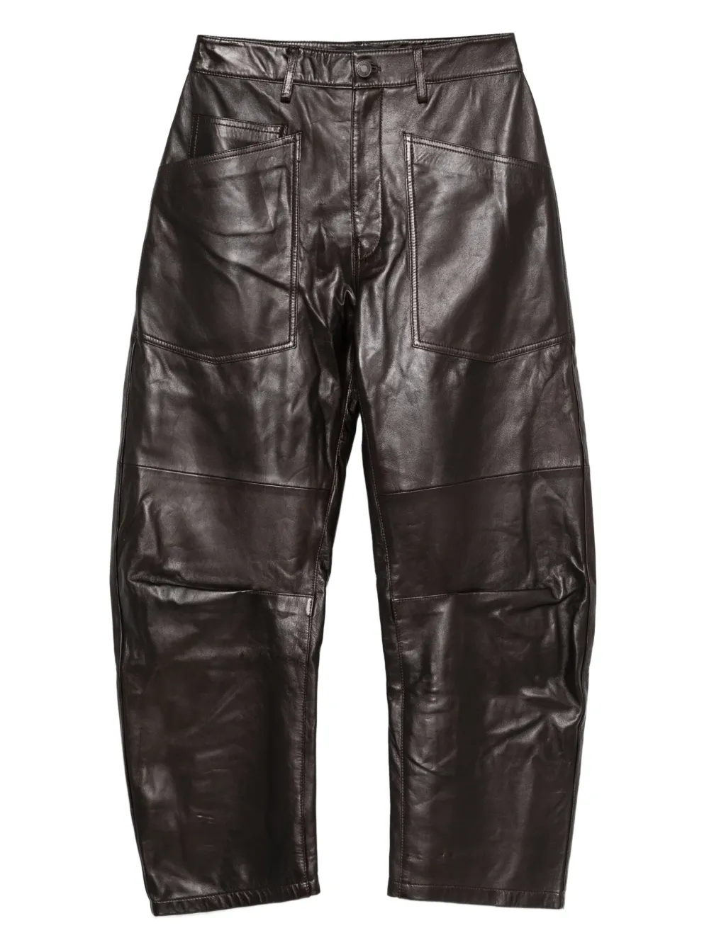 Кожаные брюки Nili Lotan, коричневый
Кожаные брюки Nili Lotan, коричневый