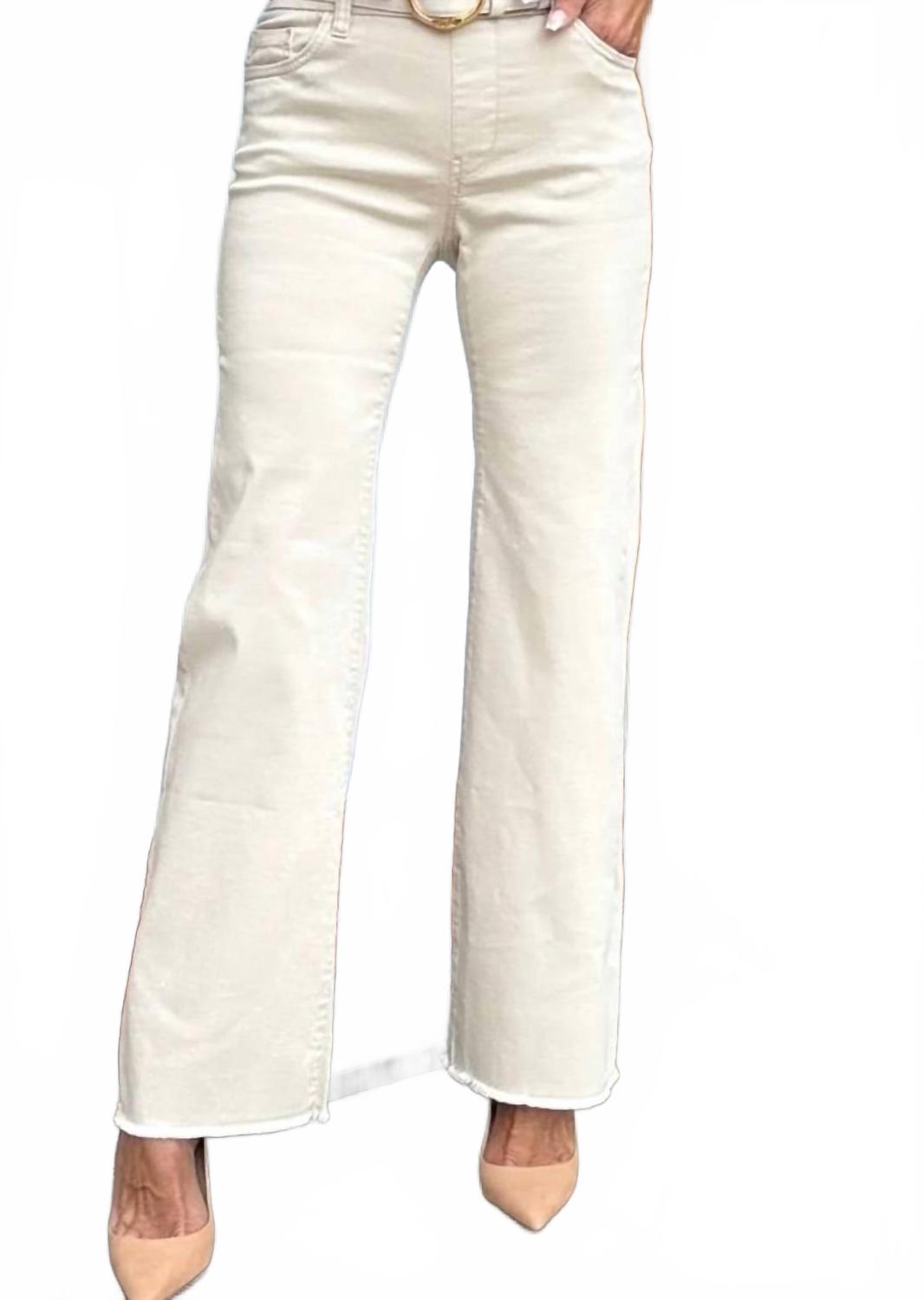 Женские брюки Amanda с широкими штанинами в кремовом цвете BEVY FLOG
Женские брюки Amanda с широкими штанинами в кремовом цвете BEVY FLOG