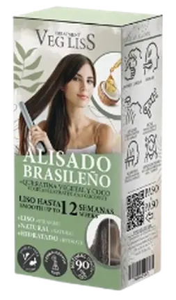 Средство для выпрямления волос Veg Liss Brazilian Straightening With Vegetable Keratin And Coconut - 2 Units
Средство для выпрямления волос Veg Liss Brazilian Straightening With Vegetable Keratin And Coconut - 2 Units