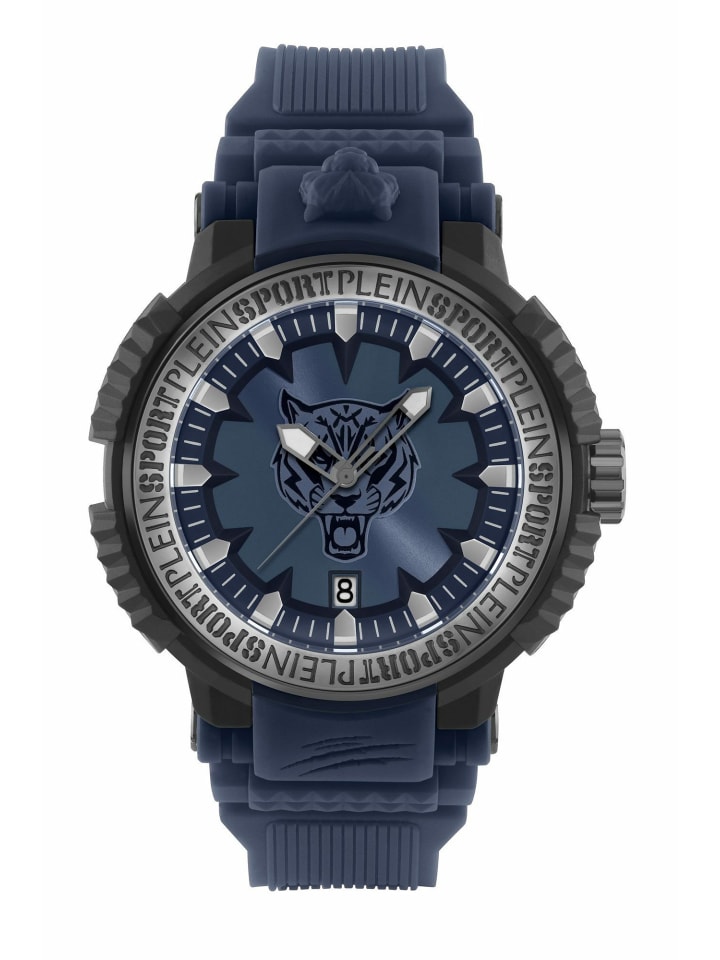 Plein Sport Мужские аналоговые часы синего цвета
Plein Sport Мужские аналоговые часы синего цвета