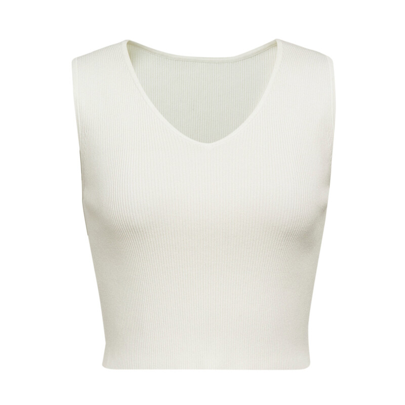 Свитер-жилет Deep Breath короткий, белый
Свитер-жилет Deep Breath короткий, белый